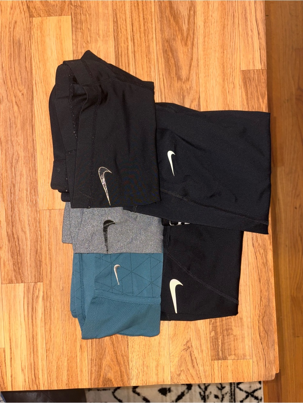 Nike Women's Athletic Shorts Pack - Black, Gray, Teal